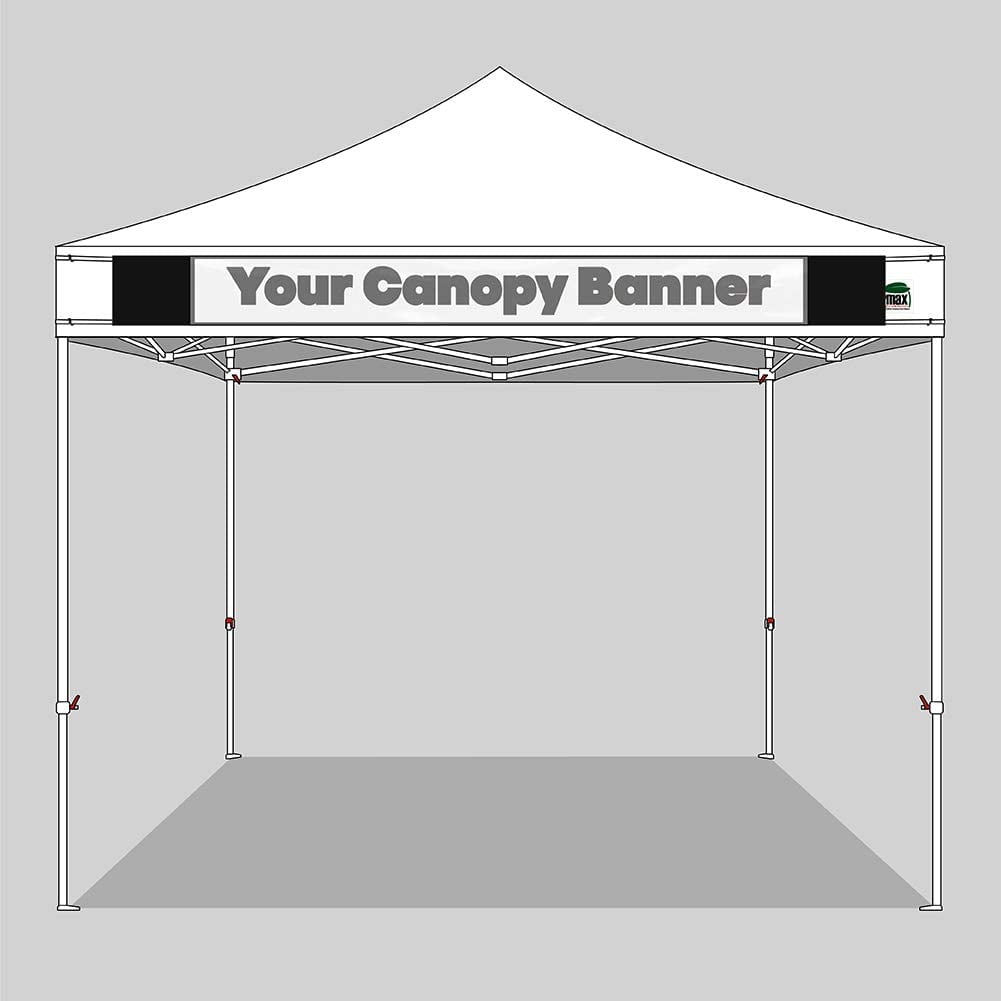 Eurmax Canopy Hanging Banner with Buckle for Easy Attach on Pop Up
