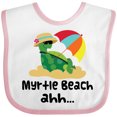thumbnail image 3 of Inktastic Myrtle Beach South Carolina Boys or Girls Baby Bib, 3 of 4