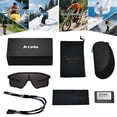 thumbnail image 6 of Joopin Sports Sunglasses Men Women Polarized Wrap Around Sun Glasses UV400 Protection Shades (Black), 6 of 8