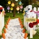 thumbnail image 5 of Cartel De Bienvenida 1 placa de bienvenida de conejo de Pascua de resina de madera multicolor, decoración de cerámica de jardín para la puerta del hogar, maceta. Rkxzt, 5 of 7