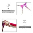 thumbnail image 5 of TR90 Women Cat Eye Glasses Frame Acetate Temples Transparent Pink Spectacle with Spring Hinge for Prescription Lenses (transparent pink), 5 of 7
