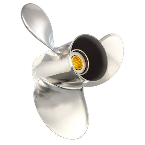 Solas 5221-100-13 Saturn Stainless Steel 3-Blade Boat Propeller - RH, 10 In. Diameter x 13 In. Pitch