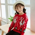 thumbnail image 6 of Baby Boys Girls Cotton Christmas Ugly Sweater, Childrens Fireplace Lovely Pullover for Xmas Party Photograph Best Gift, 6 of 7