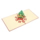 thumbnail image 2 of Tarjeta de felicitación navideña tridimensional, papel decorativo de forma especial con sobre, árbol de Navidad rojo 3D, 2 of 12