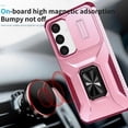 thumbnail image 4 of Funda para GANGXUN Samsung Galaxy S24 - Soporte metálico, Función magnética, Rosa, 4 of 5