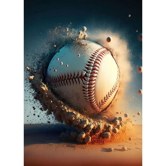 Baseball Sport Poster Baseball Sports Ball Photos Sports Canvas Painitngs And Prints Posters Modern Wall Art HD Pictures Decor50 x 70 cm, frameless,SKU-07