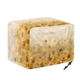 thumbnail image 6 of Xixirimido Butterfly Sunflowers Print Toaster Cover Toaster Appliance Dust-proof Cover For Kitchen Small Appliance Dust Cover with Drawstring Kitchen Accessories, for 2 Slice, 6 of 7