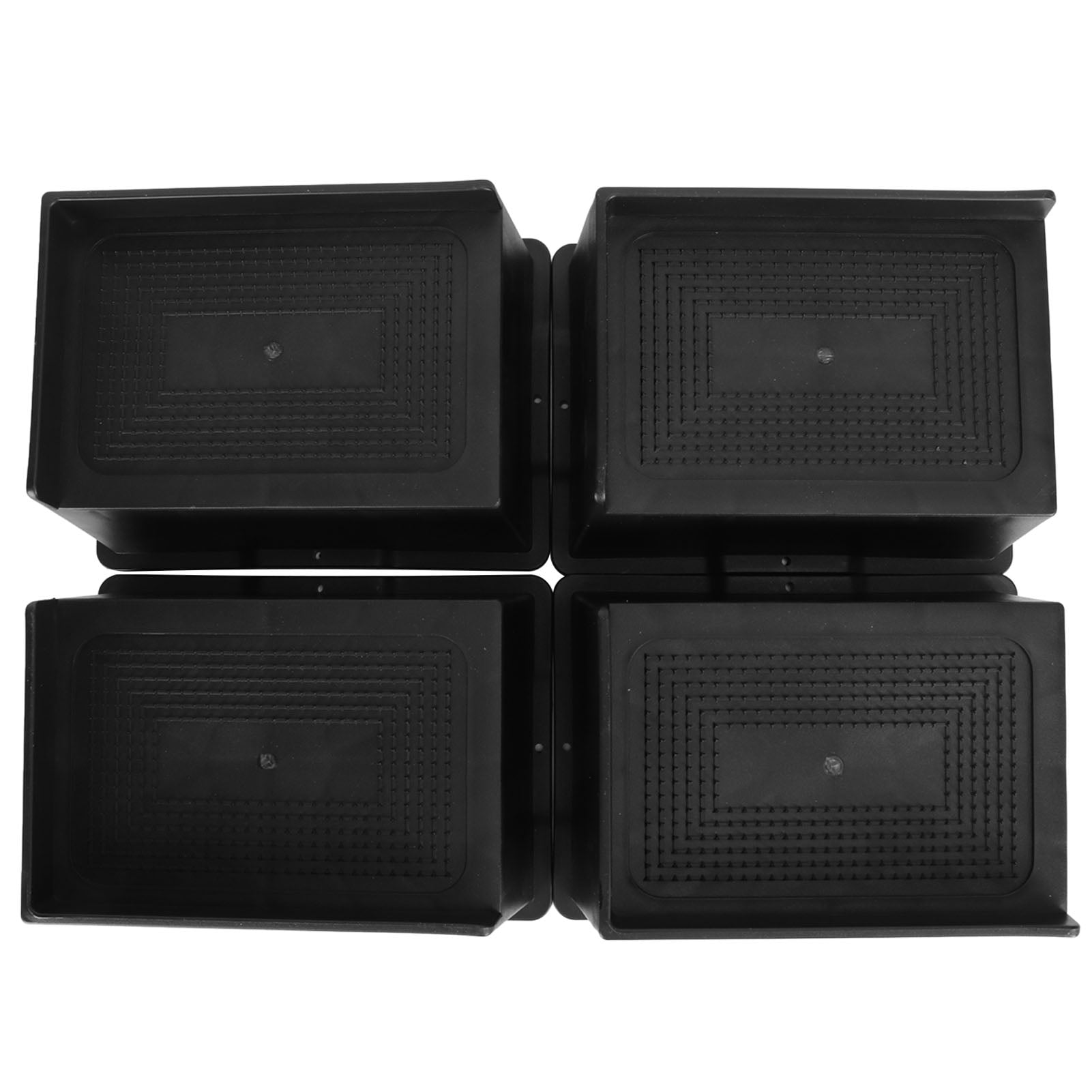 Bed Risers, Plastic Bed Risers Stackable For Sofa For Bed 4 Inch,6 Inch