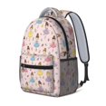 thumbnail image 2 of Princess and Ballerina Pink Pattern Backpack for School, Cute School Bag with Adjustable Shoulder Straps and Padded Back, 15.3"x11"x6.7", 2 of 5