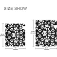 thumbnail image 3 of Black and White Dog Paw Prints Magnetic Mailbox Cover MailWraps Garden Yard Home Decor for Outside Oversized-25.4" x20.8"\u2026, 3 of 6