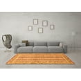 thumbnail image 3 of Ahgly Company Indoor Rectangle Oriental Orange Modern Area Rugs, 5' x 8', 3 of 4