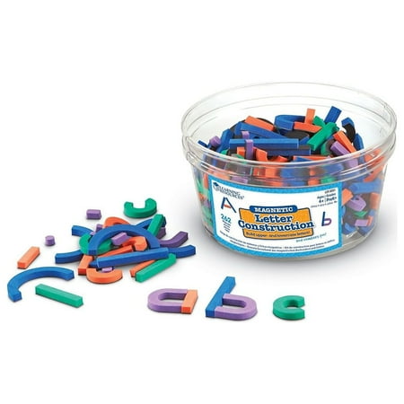 UPC: 0765023085518 | Learning Resources Magnetic Letter Construction 262 Pieces