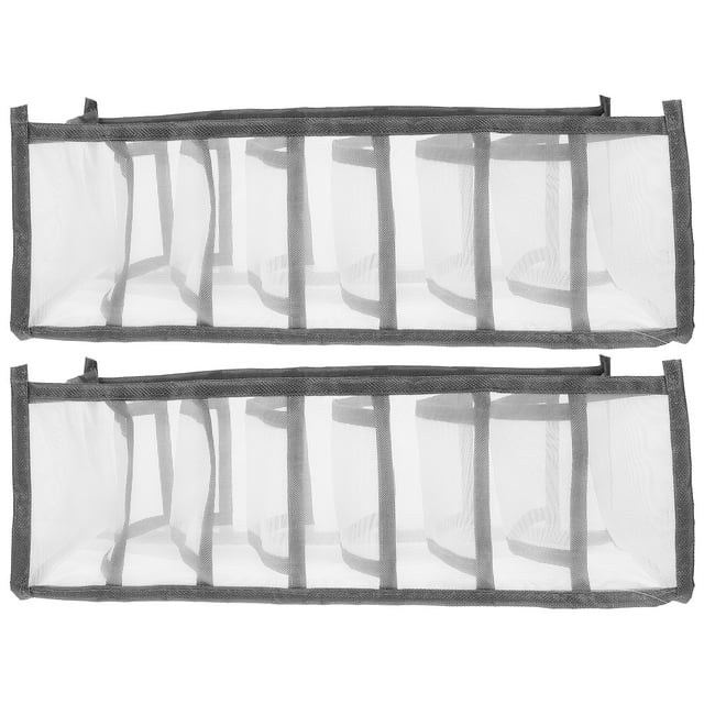 Organizador de cajones para ropa interior y calcetines, 2 unidades, plegable, de tela, para guardar cinturones y armarios.
