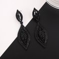 thumbnail image 3 of Largos Aretes Clip-on Para Mujer Cristal, 3 of 5
