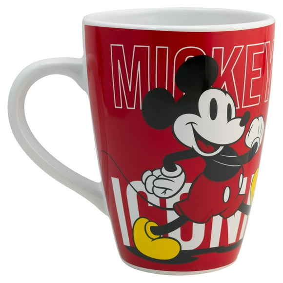 Taza Grande Ambient 21 Cerámica Diseño Mickey Mouse Rojo 900 ml
