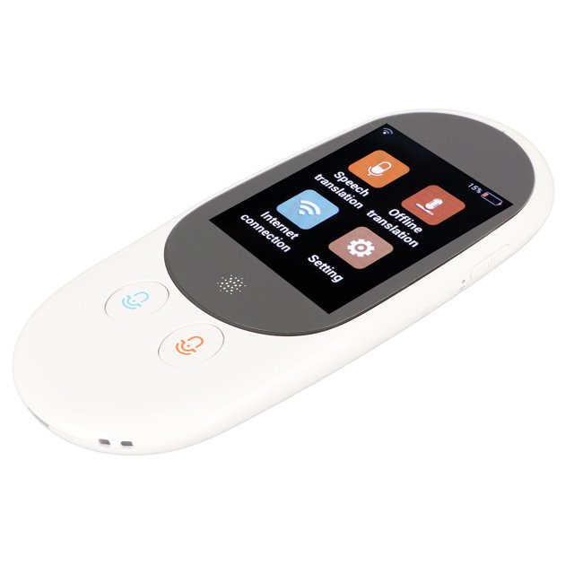 Dispositivo Traductor De Idiomas, Traductor De 126 Idiomas Diferentes Con Pantalla Táctil LCD De 2,4 Pulgadas, Dispositivo Portátil De Traducción De Voz Inteligente Para