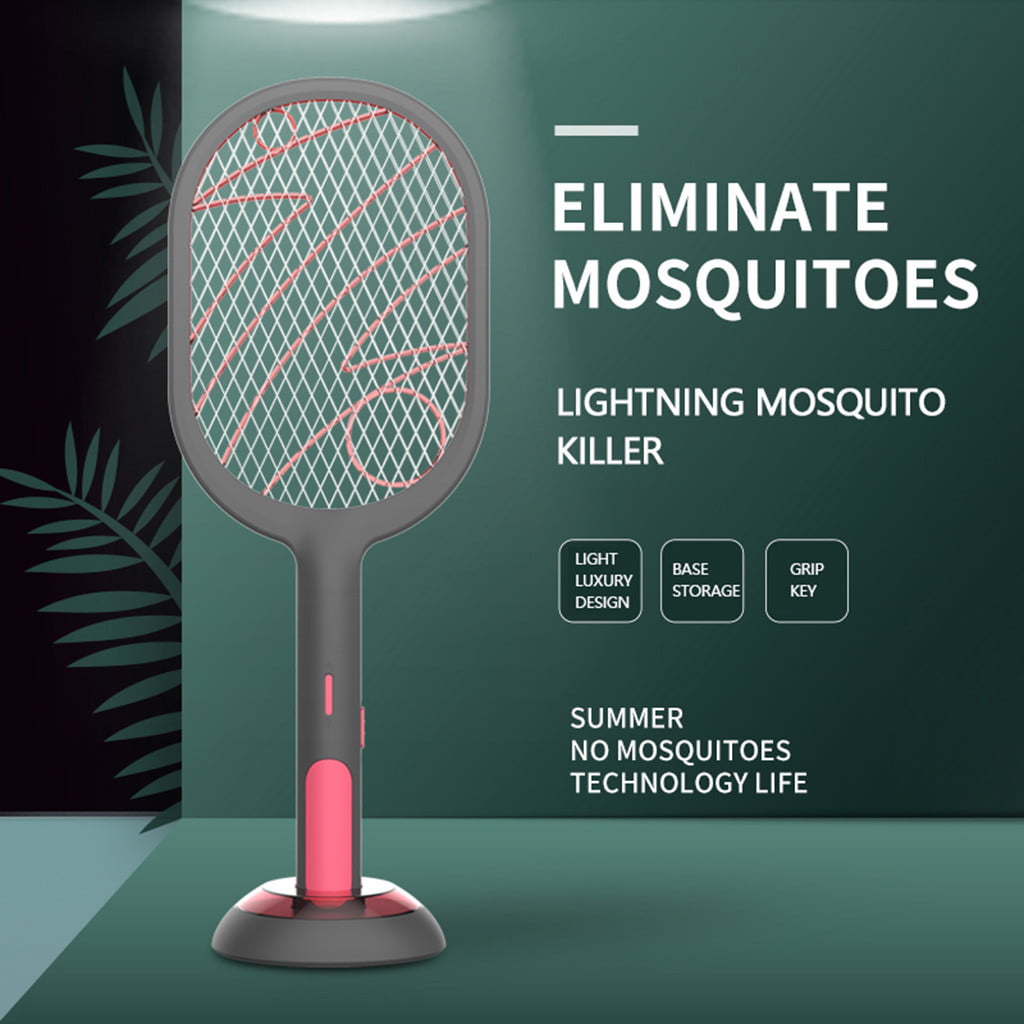 Details about   Electric Bug Mosquito Wasp Swatter Electronic Fly Zapper BBQ Smart Touch Killer 