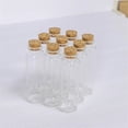 thumbnail image 2 of Mini Glass Bottles with Cork Stoppers Ideal for Wedding Wishes and Craft Projects, 2 of 5