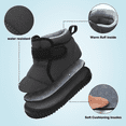 thumbnail image 3 of Stepedia Kids Snow Boots for Toddler Boys Girls Faux Fur Waterproof Warm Winter Boots, 3 of 6