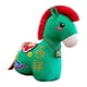 thumbnail image 4 of Mascota de recuerdo de caballo de peluche de Año Nuevo chino con cascabel y cola de borla Rojo Verde 15cm, 4 of 8