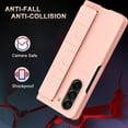thumbnail image 5 of Compatible Samsung Galaxy Z Fold 5 Case with Wristband,Shockproof PC Cover Protection Thin Lightweight Bumper Case for Samsung Galaxy Z Fold 5 Cases Strap,Samsung Galaxy Z Fold 5 Slim Case Pink, 5 of 14