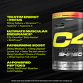 thumbnail image 4 of C4 Ultimate Shred Pre-Workout Powder, Cherry Limeade, 20 Servings, 4 of 5