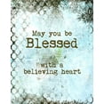 thumbnail image 2 of Murdock, Ramona 20x24 White Modern Wood Framed Museum Art Print Titled - Believing Heart Blessing, 2 of 4