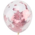 thumbnail image 2 of Globos de Confeti de Látex 12 Pulgadas Zhivalor Decoración Fiesta Cumpleaños Boda Estrella de Oro Rosa, 2 of 7