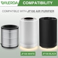 thumbnail image 3 of Filtro de repuesto para purificador de aire WILERDA JF100, paquete de 2, 3 of 6