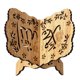 thumbnail image 2 of Book Stand Quran Rihal Rehal Wood tallado EID-UL-FACR Festival de diseño hueco de diseño único Regalos únicos Suministros de papelería Dormitorio Sala de estar kenally HA011646-00, 2 of 7