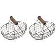 thumbnail image 1 of Cesta Almacenamiento Hierro Con Frutas Pan (café), 1 of 4