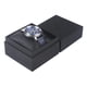 thumbnail image 2 of Caja de almacenamiento de reloj Hugo Negro de una sola ranura, 2 of 10