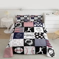 thumbnail image 2 of Feelyou Child Baseball Lover Twin Comforter Sets, Cartoon Sports Bedding Set, 2 Pieces, 2 of 8