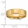 thumbnail image 3 of 14k Yellow Gold Yellow Gold Light Comfort Fit Fancy Band, 3 of 3