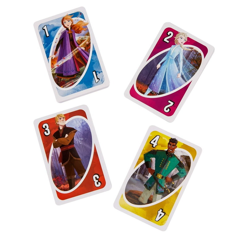 UNO Disney Frozen II Playing Card Game, Perfect Gift for Kids 7 Years Old &  Up - Walmart.com