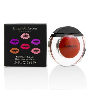 Elizabeth Arden Tropical Escape Sheer Kiss Lip Oils, Rejuvenating Red 0.24 oz