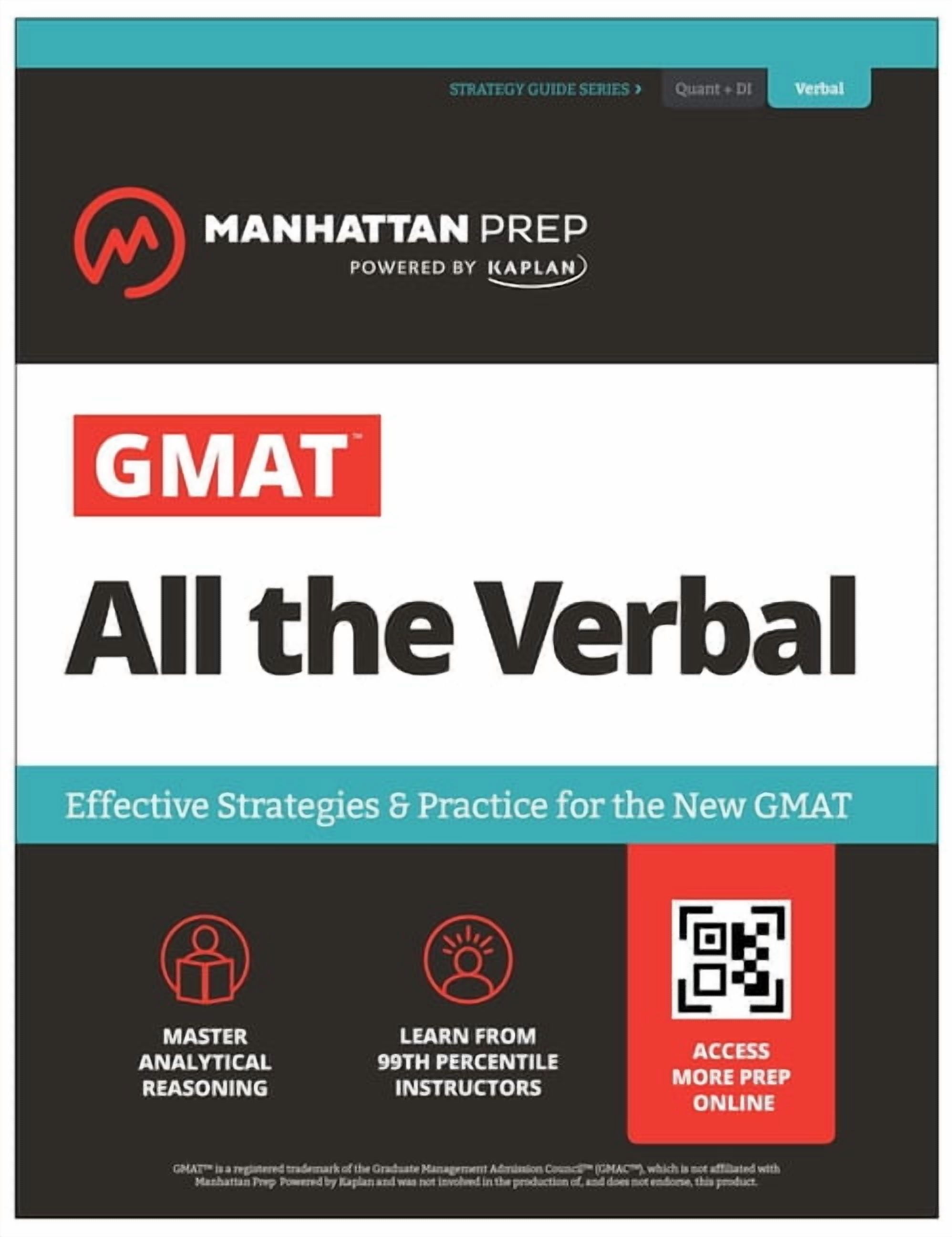 語学+参考書 GMAT All the Verbal: The definitive guide to the verbal section of the GMAT (Manhattan Prep GMAT Prep) Libro Gmat all the Verbal: The Definitive Guide to the Verbal