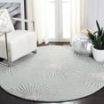 thumbnail image 3 of SAFAVIEH Soho Fiesta Geometric Area Rug, Grey/Ivory, 6' x 6' Round, 3 of 8