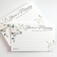 thumbnail image 1 of 50 Pack Share a Memory Cards for Celebration of Life, Graduation Party – Perfect for Memorial Services, Wedding Memory Boxes, and Personalized Note Keepsakes (White Floral), 1 of 4