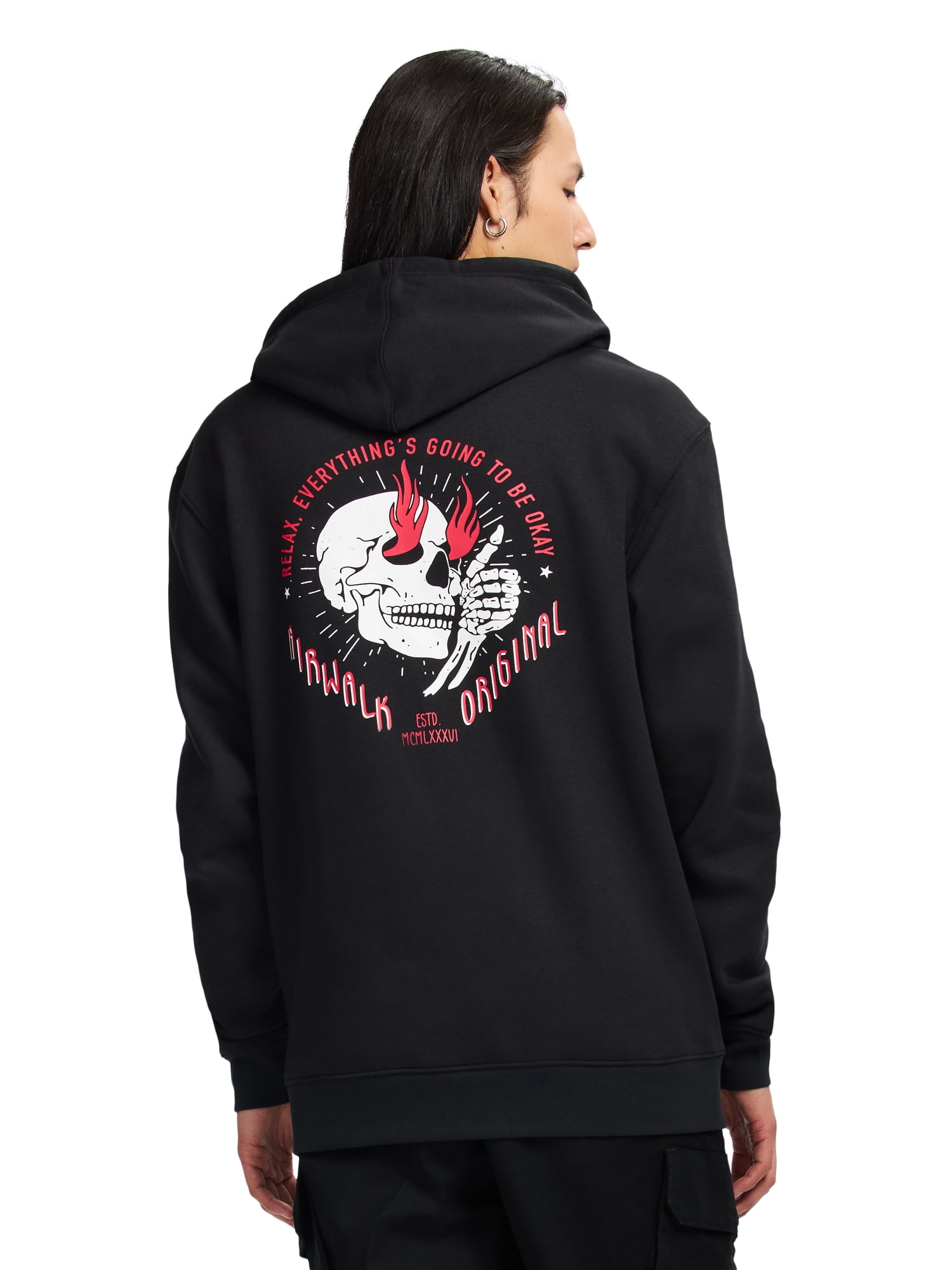 Airwalk Men's & Big Men's Fleece Pullover Hoodie, Sizes XS-3XL