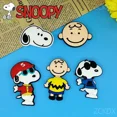 thumbnail image 2 of Imanes de nevera de PVC con forma de Snoopy y Charlie Brown, dibujos animados creativos de moda, imán para nevera, pizarra, decoración del hogar, 2 of 5