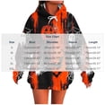 thumbnail image 2 of cocolona Halloween Oversized Hoodies for Women Long Sleeve Casual Irregular Printed Sweatshirts Drawstring Pullover Tops, 2 of 6