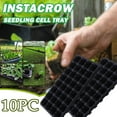 thumbnail image 2 of NSESSHome Seed Starter Kit, 32 Cell Seedling Trays Gardening Germination Plastic Tray Nursery Pots Mini Propagator Plant Grow Kit Plug Tray Starting Trays for Seedling Germination, 2 of 5