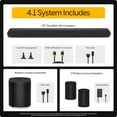 thumbnail image 4 of VIZIO 4.1 Soundbar w/ Dolby Atmos, Wireless Surround Speakers & Compact Subwoofer, QuickFit Compatible (NEW) SV410XW-0905, 4 of 23