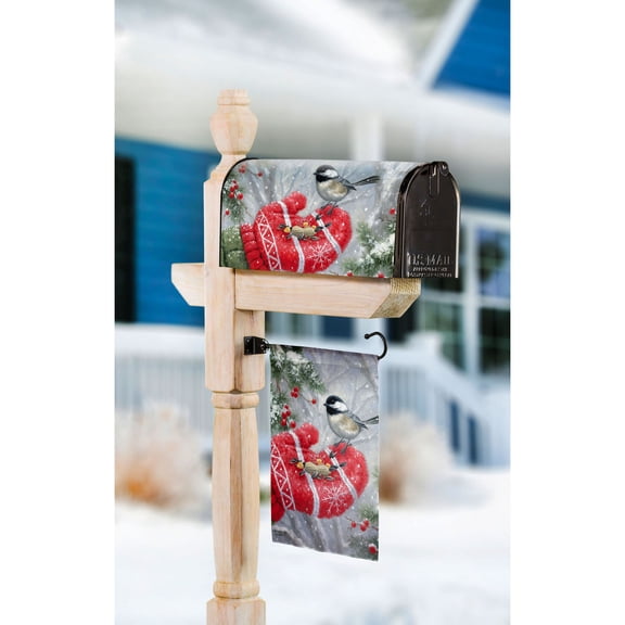 Winter Encounter Mailbox Cover