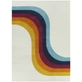 thumbnail image 2 of Balta Mod-Tod Caroline Abstract Rainbow Kids Area Rug 5'3" x 7' 5' x 8', 2 of 5