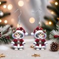 thumbnail image 3 of SDOHIG Christmas Earrings, Christmas Gifts for Women, Christmas Earrings for Women, Stud Earrings for Women, Hypoallergenic Earrings, Christmas Decoration Pendant, Small Pendant Earring, 3 of 5
