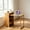 Bamboo With Storage (NATURAL), variant on AUU Bamboo Folding Desk with Hidden Storage – Foldable Computer Table for Small Spaces, Mid-Century Modern for Home Office or Bedroom