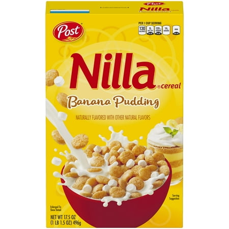 Post Nilla Wafer Cereal, Banana Pudding, 17.5 oz. (Best Banana Pudding Nyc)