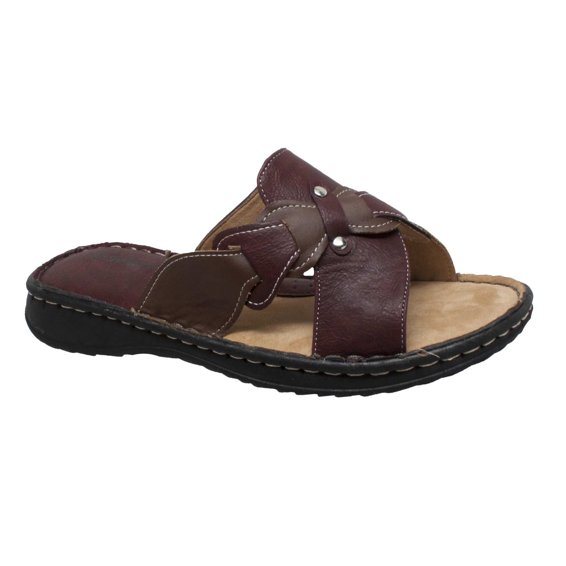red leather sandals comfort